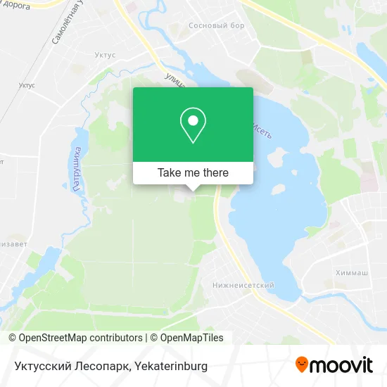 Уктусский Лесопарк map