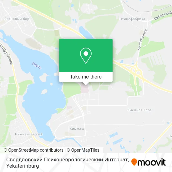 Свердловский Психоневрологический Интернат map