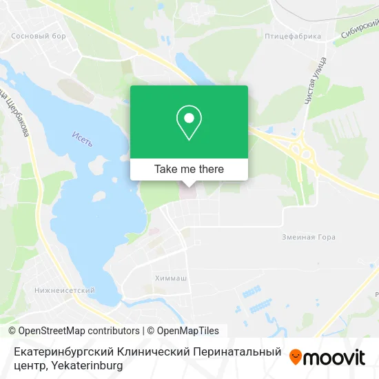 Екатеринбургский Клинический Перинатальный центр map
