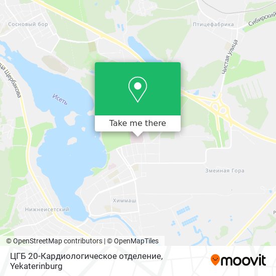 ЦГБ 20-Кардиологическое отделение map