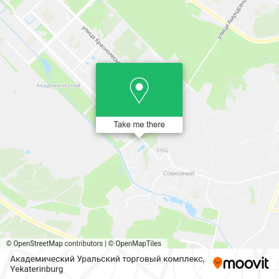 Академический Уральский торговый комплекс map