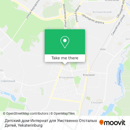 Детский дом-Интернат для Умственно Отсталых Детей map