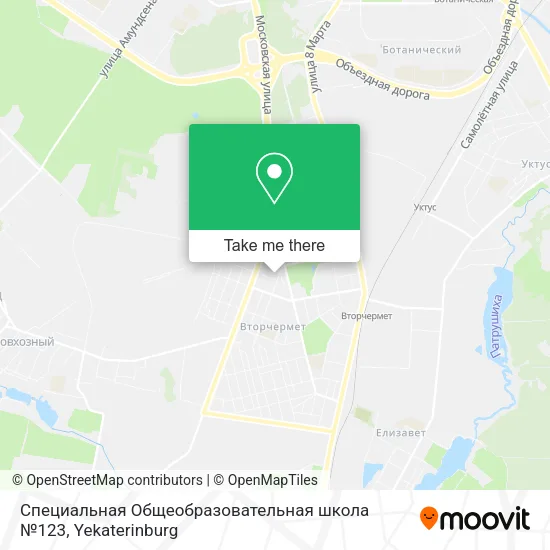 Специальная Общеобразовательная школа №123 map