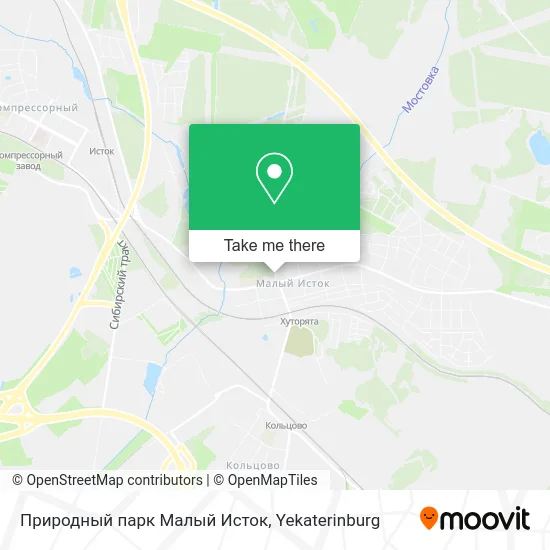 Природный парк Малый Исток map