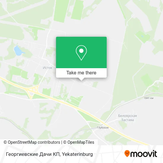Георгиевские Дачи КП map