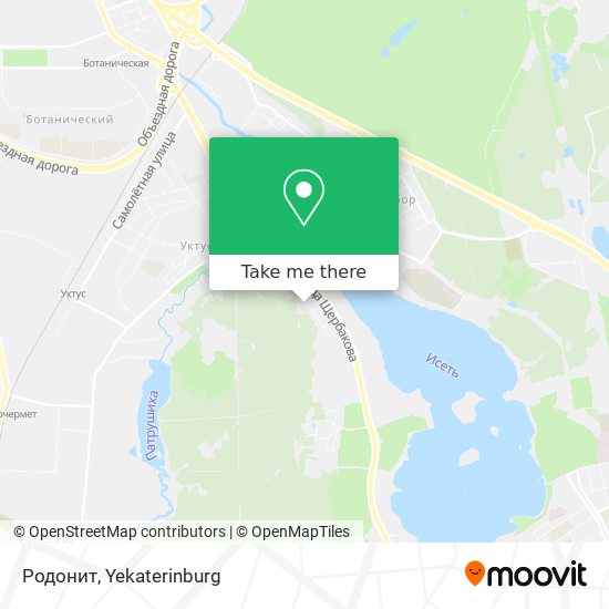 Родонит map
