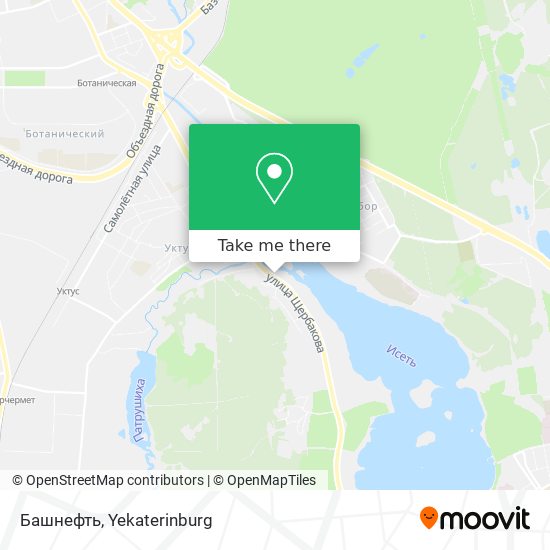 Башнефть map