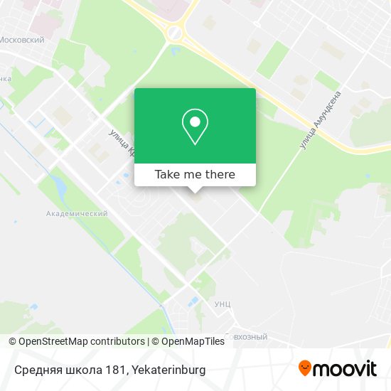 Средняя школа 181 map