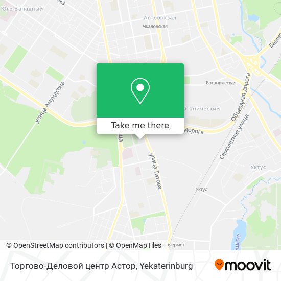 Торгово-Деловой центр Астор map