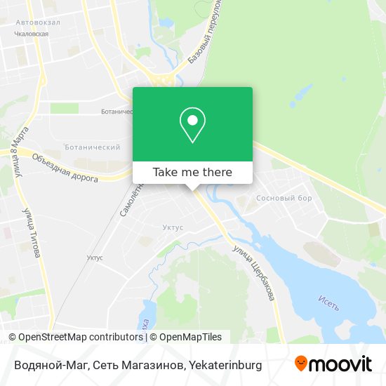 Водяной-Маг, Сеть Магазинов map