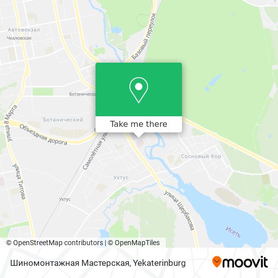 Шиномонтажная Мастерская map