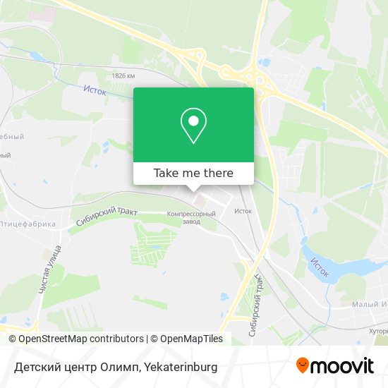 Детский центр Олимп map