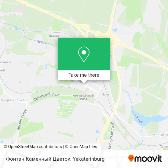 Фонтан Каменный Цветок map
