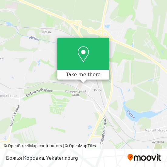 Божья Коровка map