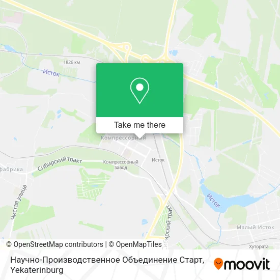 Научно-Производственное Объединение Старт map