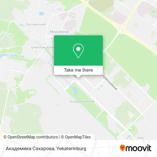 Академика Сахарова map