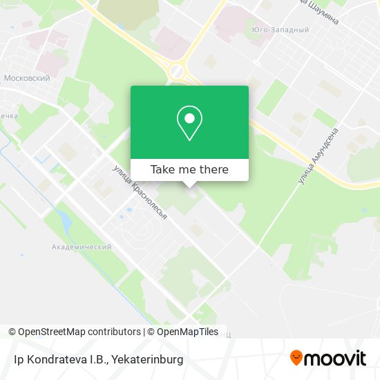 Ip Kondrateva I.B. map