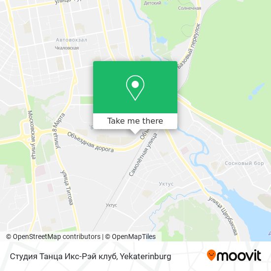 Студия Танца Икс-Рэй клуб map