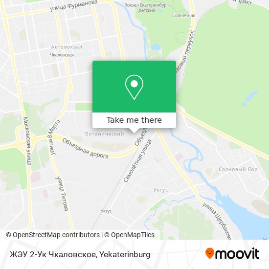ЖЭУ 2-Ук Чкаловское map