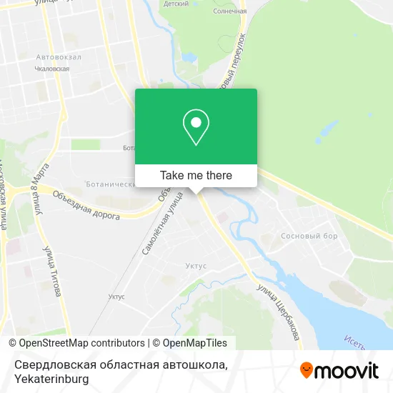 Свердловская областная автошкола map