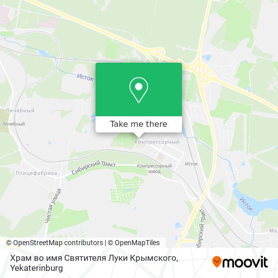 Храм во имя Святителя Луки Крымского map