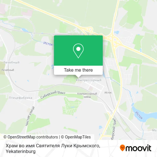 Храм во имя Святителя Луки Крымского map