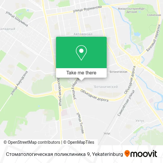 Стоматологическая поликлиника 9 map
