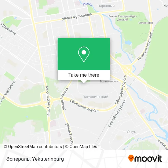 Эспераль map