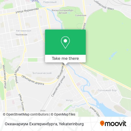 Океанариум Екатеринбурга map