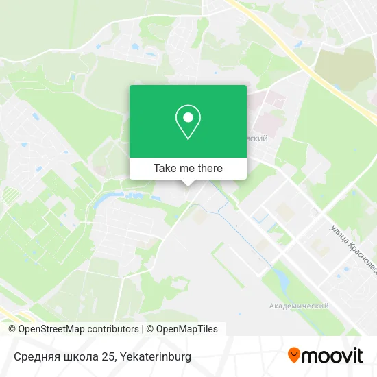 Средняя школа 25 map