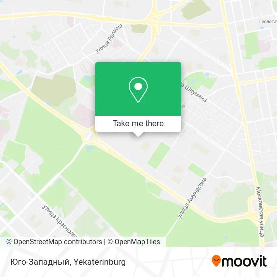 Юго-Западный map