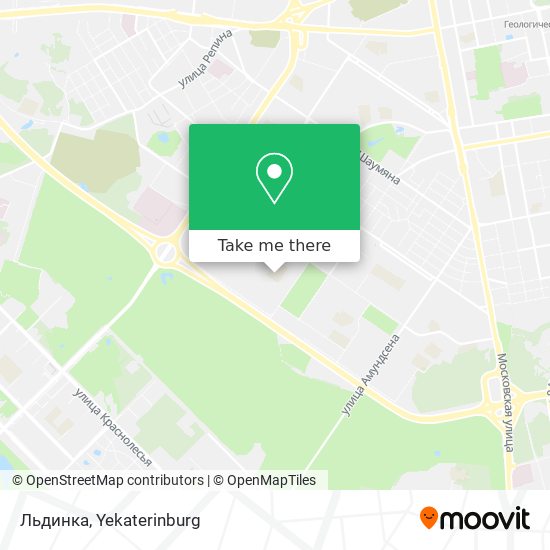 Льдинка map