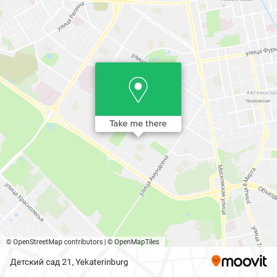 Детский сад 21 map