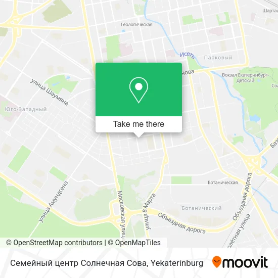 Семейный центр Солнечная Сова map