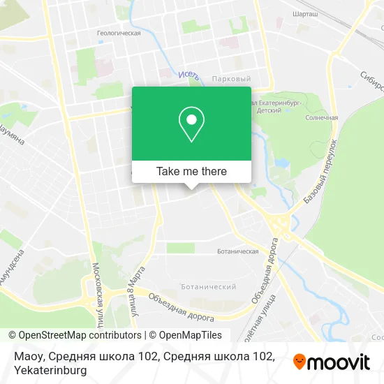 Маоу, Средняя школа 102, Средняя школа 102 map