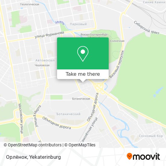 Орлёнок map
