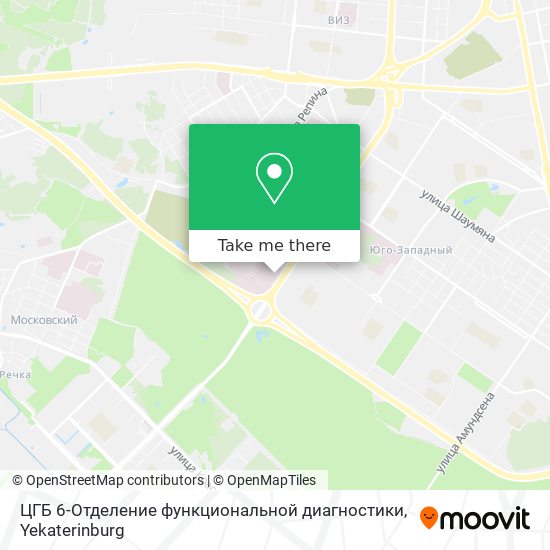 ЦГБ 6-Отделение функциональной диагностики map