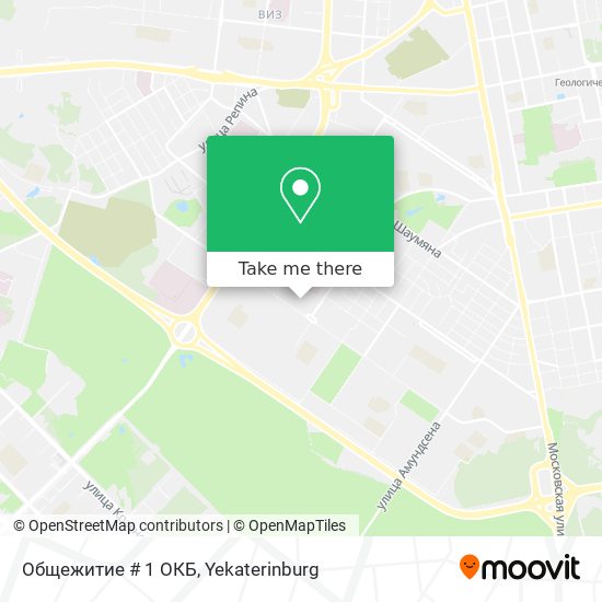 Общежитие # 1 ОКБ map