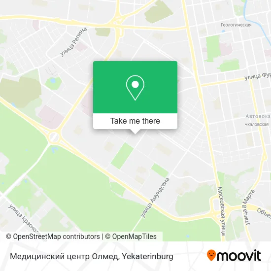 Медицинский центр Олмед map