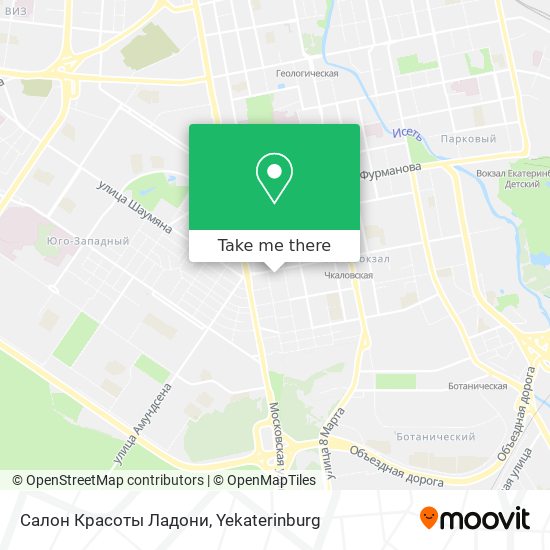 Салон Красоты Ладони map