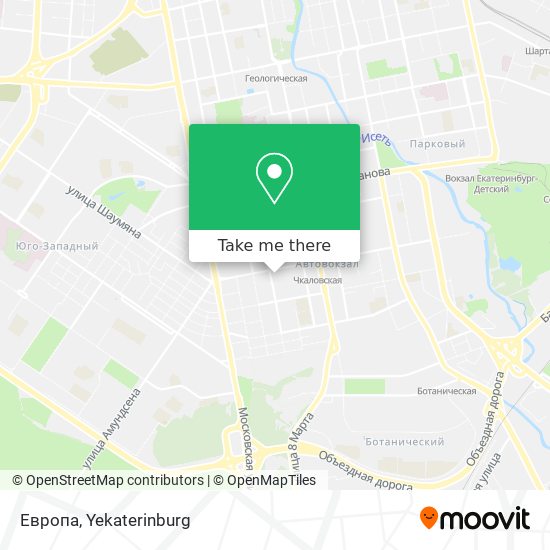 Европа map