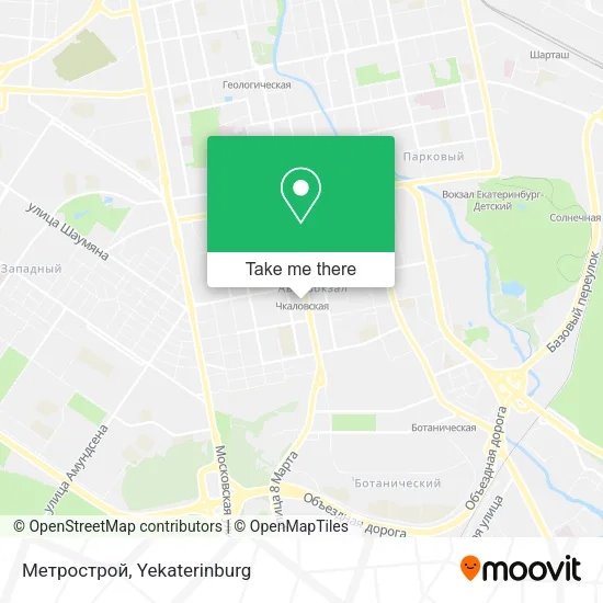 Метрострой map