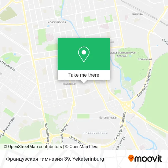 Французская гимназия 39 map