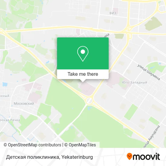Детская поликлиника map