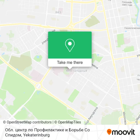 Обл. центр по Профилактике и Борьбе Со Спидом map