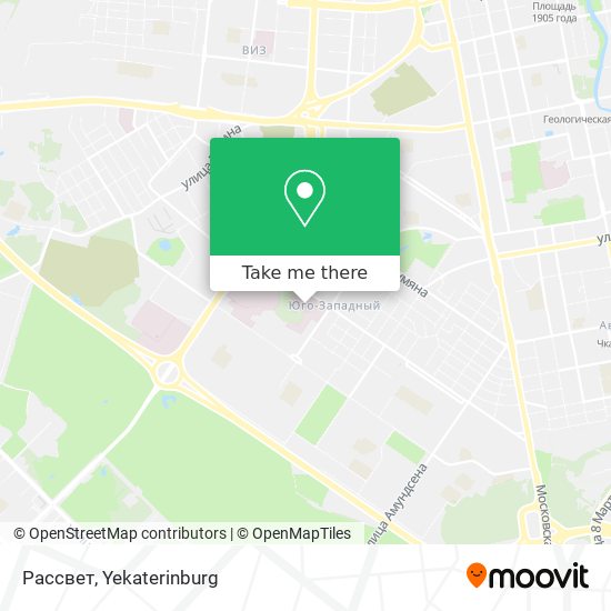 Рассвет map