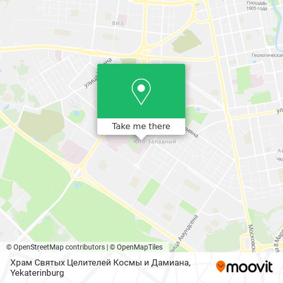 Храм Святых Целителей Космы и Дамиана map