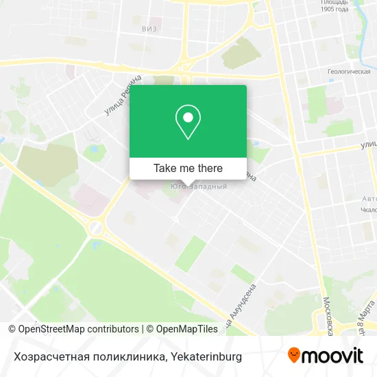 Хозрасчетная поликлиника map