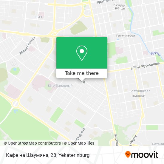 Кафе на Шаумяна, 28 map