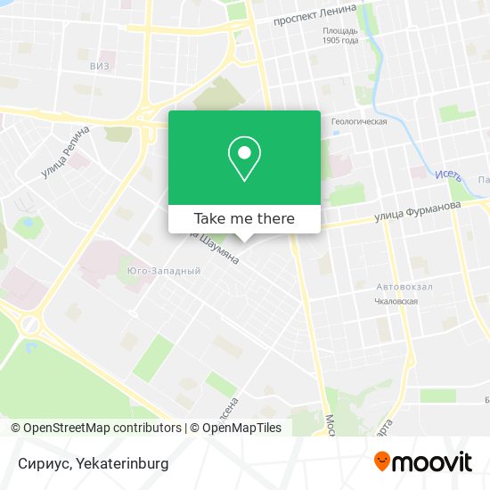Сириус map